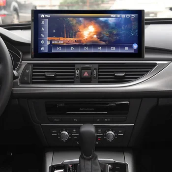 128G ראש יחידה עבור אאודי a6 a7 2012-2019 Andriod הרדיו ברכב נגן מולטימדיה Autoradio סטריאו לרכב GPS ניווט Carplay WIFI 4G