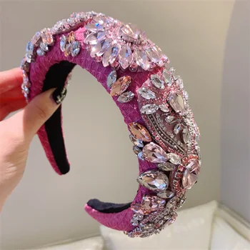 2023 נשים Hairbands אופנה משובחת מרקם צבעוני טוטם ספוג מעובות Headbands