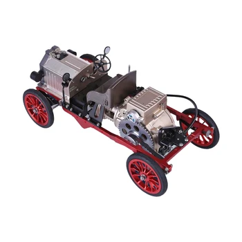 230 יח ' - 3d diy מתכת התאספו דגם של מכונית מנוע הרכבה מנוע חשמלי מסוגל צעצוע מתנה שלט רחוק vintage רכב
