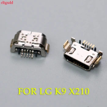 50 / 100PCS עבור LG K9 X210 LM-X210EM LMX210EM טעינה מיקרו יציאת USB מחבר מחבר ג ' ק מיקרו USB מטען שקע