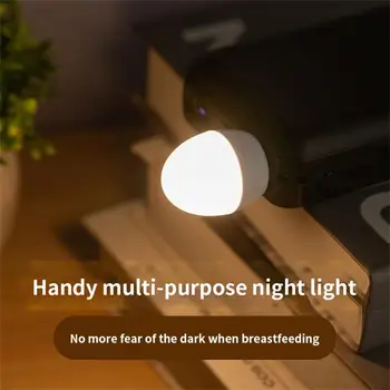 5PCS USB מנורה עגולים קטנים, לילה אור אור אור חזק, נייד LED הגנה העין אור קריאה 5V לילה אור 8 סגנון