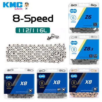 KMC - שרשרת אופניים Z6, Z8.3 X8 6Speed 8Speed Crankset על SRAM אופניים שרשרת אופניים