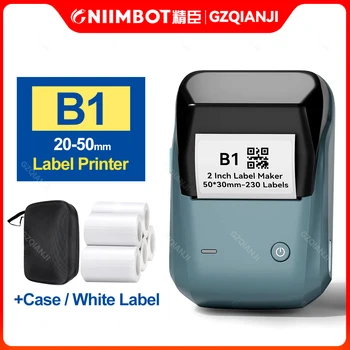 Niimbot B1 Mini נייד תרמי דביק כיס תווית מדפסת Inkless אלחוטית דיו ללא-מדבקה יצרנית הניידים אנדרואיד נייר