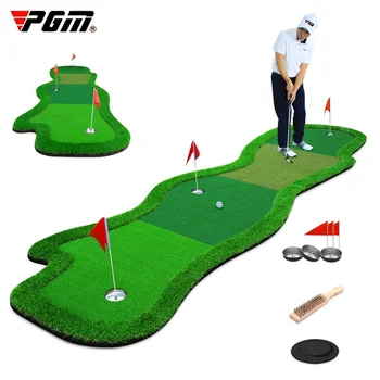 PGM מקצועי ירוק גולף לשים שטיח מקורה המשרד הביתי אימון גולף ירוק 2m*4m הגולף סימולטור אימונים של עזרים למתחילים