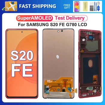 S20 פה 4G Super AMOLED עבור Samsung Galaxy S20-פה. SM-G780F G780F/DSM G780G תצוגת LCD מסך מגע דיגיטלית הרכבה, חלקי המבחן.