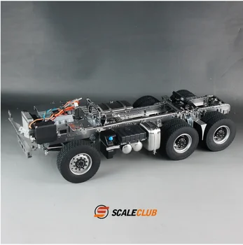 Scaleclub דגם של Tamiya 1/14 לאדם טרקטור לשדרג 6x4 6x6 מלא מתכת מארז Rc משאית טריילר טיפר
