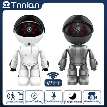 Tnnian 5MP רובוט PTZ Wifi IP מצלמה מקורה וידאו, מעקב מצלמות עם Wifi בית חכם AI האנושי לזהות אלחוטי מצלמת טלוויזיה במעגל סגור