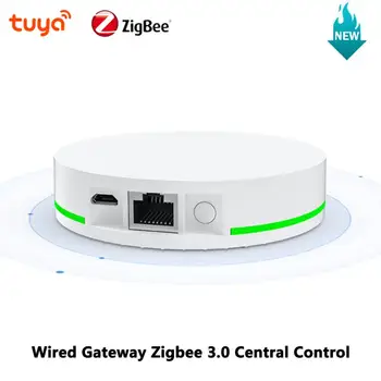 Tuya Zigbee קווי שער Zigbee 3.0 שליטה מרכזית שער בית חכם גשר מארח במכשיר חכם החיים בקרת אוטומציה ביתית