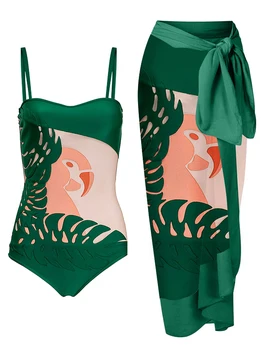 אופנה Colorblock חתיכה אחת של בגדי נשים 2023 סקסי אישי אופנה בגדי ים פוש אפ, ביקיני תחרה ללא משענת בגד ים