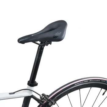 אופניים אוכף מסילות פלדה נוח עור PU סיליקון ג ' ל רכיבה על אופניים כרית מושב MTB הרים אופני כביש Shockproof האוכף.