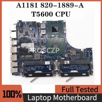 איכות גבוהה עבור MacBook A1181 מחשב נייד לוח אם 820-1889 עם T5600 CPU 2006 שנה 945GM DDR2 T2500 2.00 ג ' יגה הרץ 100% מלא נבדק