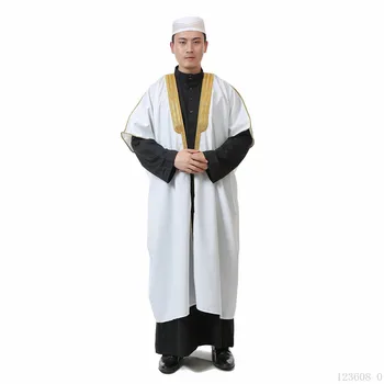 אנשים חדשים במזרח התיכון האמירויות הערביות מוסלמיות תואר ראשון שמלת פשתן נאום שמלה פופולרית איכות גבוהה בדובאי קטאר בגדים