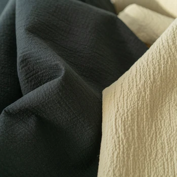 ארבעה רמת דו צדדי משמש טבעי נגד קמטים מרקם מעובה בד כותנה בסגנון יפני ז ' קט מכנסיים בגדי הבד