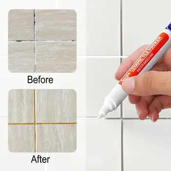 אריח דיס עט עמיד למים סמן קיר התפר צבע העט על אריחי רצפת חדר האמבטיה טיהור התפר תיקון שואב סוכנים צבע