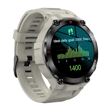 גברים שעון חכם K37 GPS חיצוני ספורט כושר גשש צמיד סוללה גדולה סופר, זמן המתנה הבריאות ניטור Smartwatch