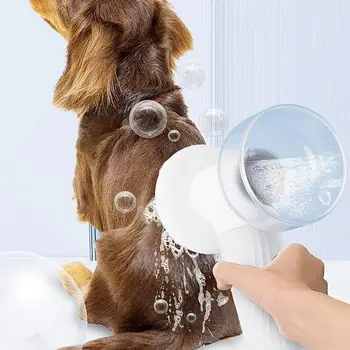 הכלב אמבטיה מברשת וציוד אוטומטי קצף בשמפו כלבים מספרת כלבים האמבטיה שמפו כלי עיסוי מתקן עיסוי מברשת Bathin B3F6