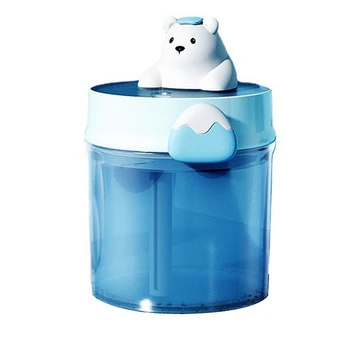המעיין דוב אמבטיה קיבולת גבוהה USB היוצר מרסס אילם קולי Humidificador לילדים מתנה כחול