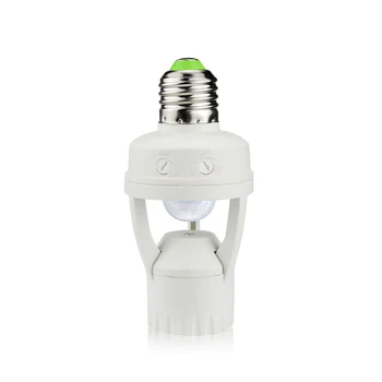 הנורה LED בסיס E27 220V 110V רגישות גבוהה תנועת PIR חיישן מתג המנורה בעל גוף אינדוקציה גלאי עבור מנורת LED לוז