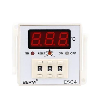 הסוללה E5C4-R20K התרמוסטט 220V K רפואי תצוגה דיגיטלית בקר טמפרטורה E5C4 טמפרטורה וסת 399 999