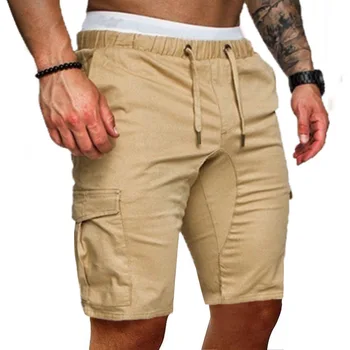 חדש Fansion Mens מכנסיים קצרים מטען רב-כיסים גברים רופף עבודה מכנסיים קצרים מזדמנים מכנסיים קצרים זכר גודל פלוס קיץ חיצונית ספורט קצרים.