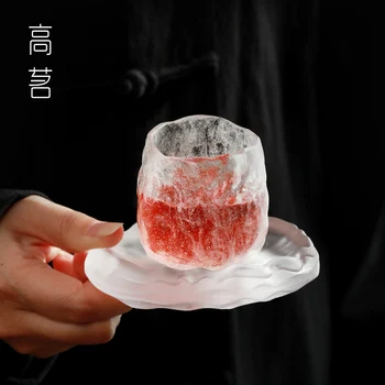 לכוס זכוכית קפוא קלויים יפנית כוס יין שזיפים חזק ליקר וויסקי, יין כוס שזיפים שבע את אותו סוג של יין להגדיר כוס זכוכית