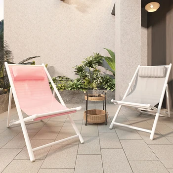 מבוגרים גן מתכת, כסאות נוח טרסה מודרנית פארק הים מרפסת טרקלין כיסא פיקניק כורסה Silla De Playa חיצוני רהיטים