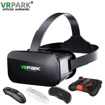 מקורי V6 4K מציאות מדומה VR משקפיים HD 3D וידאו-Google קופסת קרטון אוזניות הקסדה עבור IOS אנדרואיד הטלפון מקס 6.7