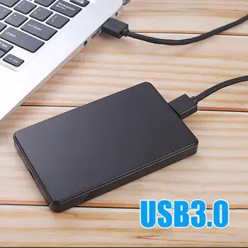 מתחם HDD 2.5 במקרה USB 3.0 5Gbps במהירות גבוהה סנטימטר 2.5 SATA HDD חיצוני דיסק קשיח נייד תיק תיבת чехол для hdd кейс для hdd