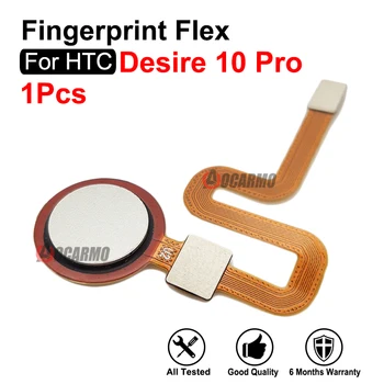 עבור HTC Desire 10 Pro 10Pro חיישן טביעות אצבע זיהוי מגע כפתור הבית להגמיש כבלים Replacemnet חלקים