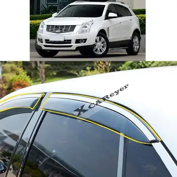 עבור קאדילק SRX 2009-2010 2011 2021 2013 2014 2015 המכונית עיצוב גוף מדבקת פלסטיק בחלון זכוכית רוח מגן גשם/שמש השומר פתח