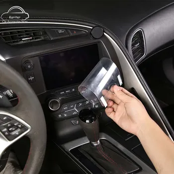 עבור שברולט קורבט C7 2014-2019 ניווט GPS רכב הסרט מסך LCD מזג זכוכית מגן נגד שריטות הסרט הפנים