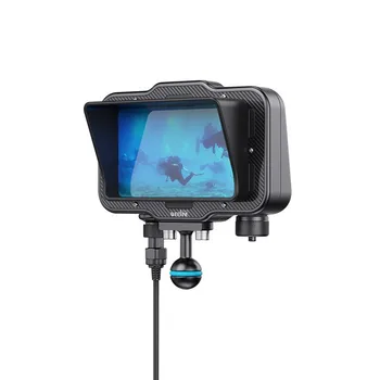 צלילה מסך רביעי, 5 5 אינץ ' HD תצוגה גדולה מסך מקצועי עמיד למים צג המצלמה.