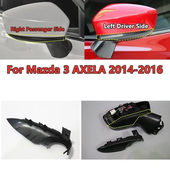 שמאל נהג נכון בצד הנוסע האחורית האחורי מראה צלחת בסיס כיסוי עבור מאזדה 3 AXELA 2014 2015 2016