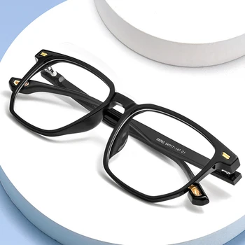 שקוף משקפיים לנשים אופטי משקפיים מסגרת מלאה רים כיכר אופנה אצטט מרשם למשקפי אישה משקפיים