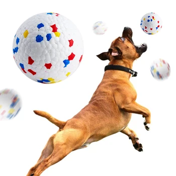 ביס עמיד מוצק הכלב הכדור צעצועים קטנים כלבים גדולים אלסטיות גבוהה E-TPU מחמד ללעוס את הכדור צעצוע ללא חריקה אינטראקטיבי כלבלב צעצוע